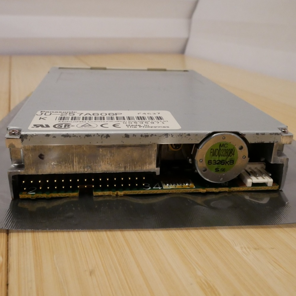 Panasonic JU-257A606P 1.44MB Floppy Disk Drive 3.5 inch Internal FDD Tested - 11 - Picture 5 of 8